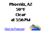 Click for Phoenix, Arizona Forecast